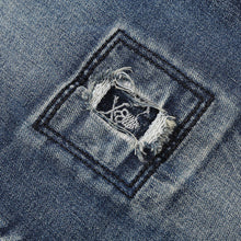 Denim Pants Printed Jeans Style Full Length Skull Picture Jeans Punk Style Beggar Slim Fit Jeans Men Pants SM6