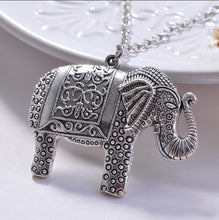 Elephant Ethnic Necklace Africa Elephant Pendant Sweater Long Chain Fine Necklace For Women 45CM SM6