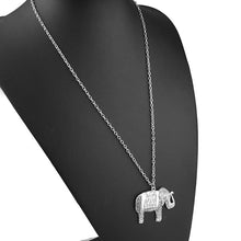 Elephant Ethnic Necklace Africa Elephant Pendant Sweater Long Chain Fine Necklace For Women 45CM SM6