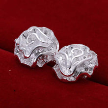 Jewelry Earring Women Cute Rose Stud Earrings Gifts For Lady Jewelry Silver Color SM6