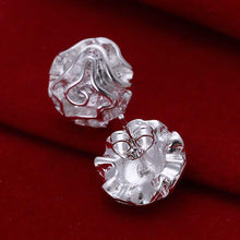 Jewelry Earring Women Cute Rose Stud Earrings Gifts For Lady Jewelry Silver Color SM6