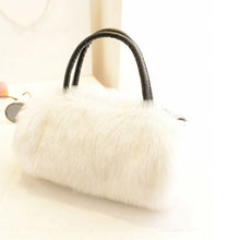 Lovely Ladies Mini Bag Fur Clutch Bag Shoulder Bags Leather Handbags SM6