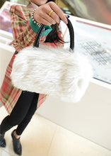 Lovely Ladies Mini Bag Fur Clutch Bag Shoulder Bags Leather Handbags SM6