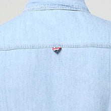 Men Denim Shirts Men Casual Cotton Shirts Slim Fits Short Sleeves Shirts Men SM6ue Shirts SM6
