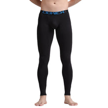 Men Skinny Leggings Solid Color Long Johns Underwear Slim Tights Elastic Waist Cotton Sleepwear Thermal Underwear SM6