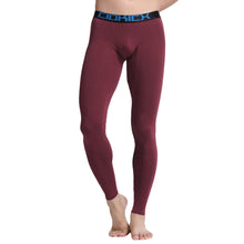 Men Skinny Leggings Solid Color Long Johns Underwear Slim Tights Elastic Waist Cotton Sleepwear Thermal Underwear SM6