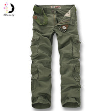 Men's Cargo Pants Warm Sports Baggy Pants Cotton Trousers For Men Camouflage Military Tactical Overalls Hombre SM6