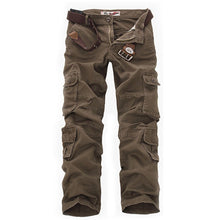 Men's Cargo Pants Warm Sports Baggy Pants Cotton Trousers For Men Camouflage Military Tactical Overalls Hombre SM6