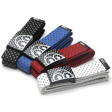 Fashion Mens Canvas Waist Belts Smooth Buckle Polka Dots Waistband Straps Belt SM6