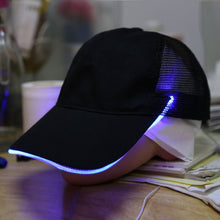 Night Fishing LED Baseball Cap Hat Light Glow Club Party Black Fabric Travel Hat Snapbacks Caps SM6