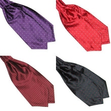 Polka Dot Men Long Silk Scarves/Cravat Ascot Ties Handkerchief Gentlemen SM6