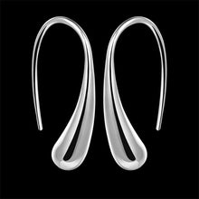 Pretty Silver Plated Dangle Earrings Trendy Simple Jewelry Lovely Water Drop Earring SM6
