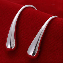Pretty Silver Plated Dangle Earrings Trendy Simple Jewelry Lovely Water Drop Earring SM6