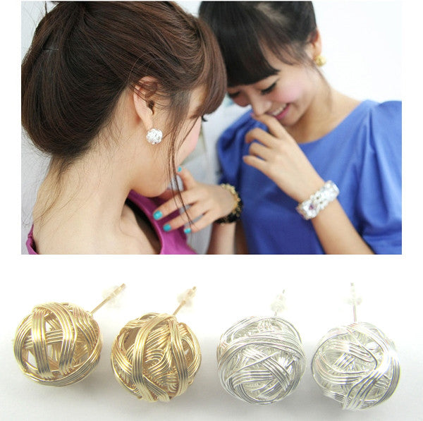 Fashion Resin Wings Flash Jewelry Butterfly Stud Earrings P1 SM6