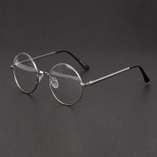 Fashion Retro Unisex Women Men Metal Frame Round Clear Lens Glasses Nerd Spectacles Eyeglass 5 Colors SM6