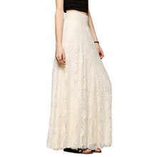 Fashion Sexy Womens High Waist Lace Floral Long Maxi Skirt Causal Party PY3 SM6