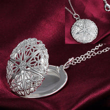 Silver Chain Pendant Necklace Box Chain Mother Girls Gift Jewelry SM6