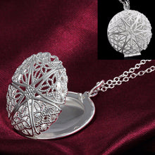 Silver Chain Pendant Necklace Box Chain Mother Girls Gift Jewelry SM6