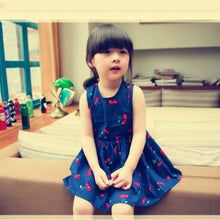 Fashion Style Family Matching Outfits Mother And Daughter Sleeveless Print Mini Tutu Dress LE4 SM6