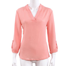 Women Chiffon Blouse Top Solid Color Irregular Hem Long Sleeve Casual Chiffon Shirt Plus Size Button Tops Blusas SM6