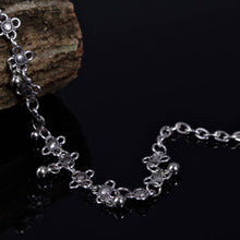 Women Foot Chain Antique Silver Flower Small Bell Anklet Ankle Bracelet Foot Chain Jewelry SM6