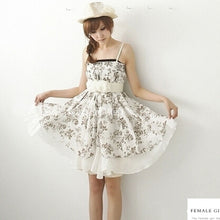 Fashion Women Girl Chiffon Flower Double Rose Flower Elastic Stretch Waist Belt SM6