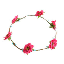 Fashion Women Girls Bridal Flower Crown Headband Wedding Prom Beach Floral Garland Hairband PE3 SM6