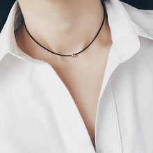 Women Jewelry Black Tattoo Choker Necklace Choker Chunky Bib Statement Necklace Elastic Adjustable For Patty SM6