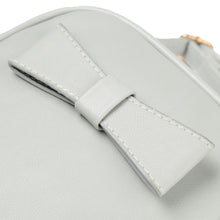 Women Mini Crossbody Bags Soft PU Bow Solid Color Casual Small Shoulder Messenger Bag BlackGreyBeige Small Square Bag SM6