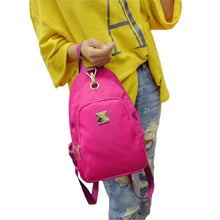 Women Nylon Backpack Zipper Pocket Zip Opening Shoulder Strap Student School Bag BlackRose Backpacks For Teenage Girls SM6