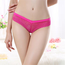 Women Sexy Lace Thong Low Waist V-string Briefs Panties Thongs G-string Lingerie Women Underwear SM6