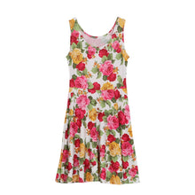 Fashion Women Beach Casual Floral Print Evening Party Short Mini Dress vestidos de festa SM6
