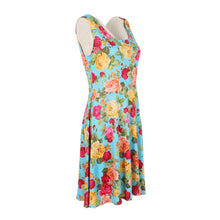 Fashion Women Beach Casual Floral Print Evening Party Short Mini Dress vestidos de festa SM6