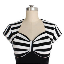 Fashion Women Striped Wear to Work Office OL Bodycon Midi Pencil Dresses SM6