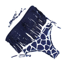 Fashion Women Tassel Bikini Bandage Push-Up Swimsuit Bathing Beachwear Swimwear SM6