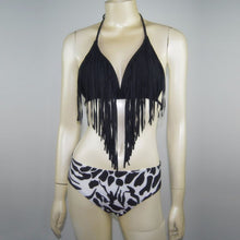Fashion Women Tassel Bikini Bandage Push-Up Swimsuit Bathing Beachwear Swimwear SM6