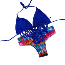 Fashion Women Tassel Bikini Bandage Push-Up Swimsuit Bathing Beachwear Swimwear SM6