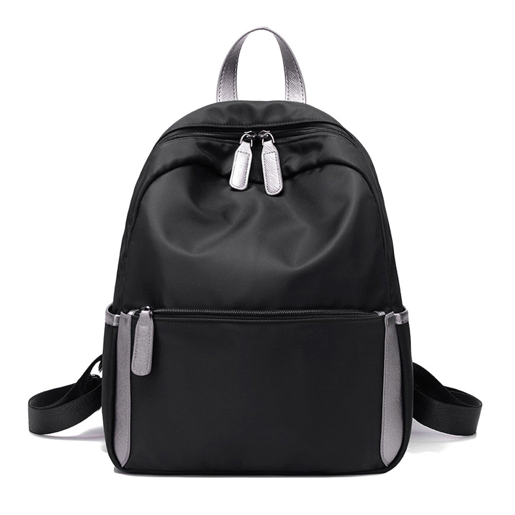 Women Waterproof Nylon Backpack Grab Handle Backpacks For Teenage Girls Zip Closure Pockets Kawaii Travels School Bags SM6