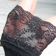 Women's Lace Cotton Over Knee Thigh Stockings Knit High Stocking PY3 SM6