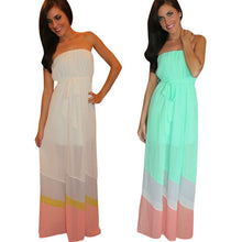 Fashion Women's Sexy Beach Boho Maxi Long Evening Party Sleeveless Sundress SM6