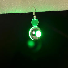 Fashion women Round Designed LED Earrings Plastic Resin stud earrings SM6