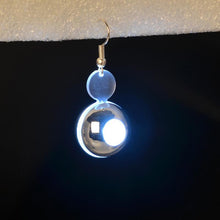 Fashion women Round Designed LED Earrings Plastic Resin stud earrings SM6