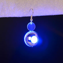 Fashion women Round Designed LED Earrings Plastic Resin stud earrings SM6