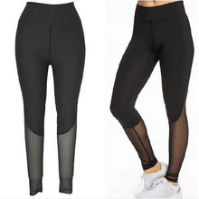 Fitness Leggings Women High Waist Patchwork Mesh Leggings Skinny Push Up Calzas Deportivas Mujer Fitness Legins SM6