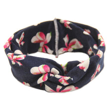 Floral Print Turban Headband Baby Top Knot Headband Girls Headwrap Head Band Hair Accessories Headwear Bandeau Bebe Fille LE3 SM6