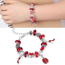 For Women Jewelry Pulsera Mujer Femme Charm Bracelets Cute Ladybird Beads Chain Bracelet SM6