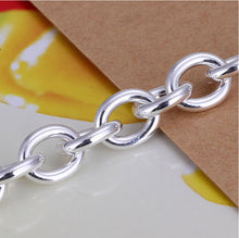 For Women Silver Plated Jewelry Toggle Clasps Charm Bracelets Trendy Heart Design Link Chain Bracelet SM6