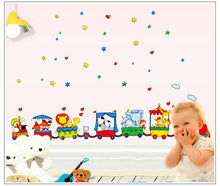 Animal Circus Train Children DIY Removable Wall Stickers Parlor Kids Bedroom Home House Decoration AY9065 SM6