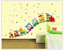 Animal Circus Train Children DIY Removable Wall Stickers Parlor Kids Bedroom Home House Decoration AY9065 SM6