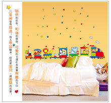 Animal Circus Train Children DIY Removable Wall Stickers Parlor Kids Bedroom Home House Decoration AY9065 SM6